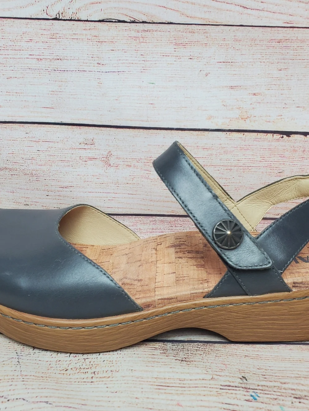 NEW Alegria Womens EU 39 US 9 Opal Stone Gray Mary Jane Sandals